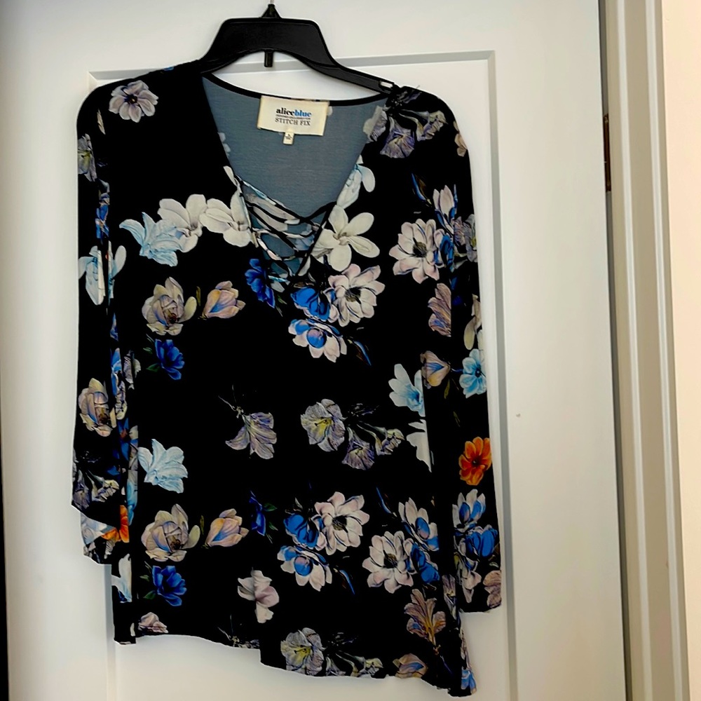 Alice Blue floral blouse
